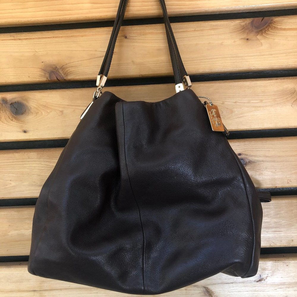 Coach Bag with Purple Interior